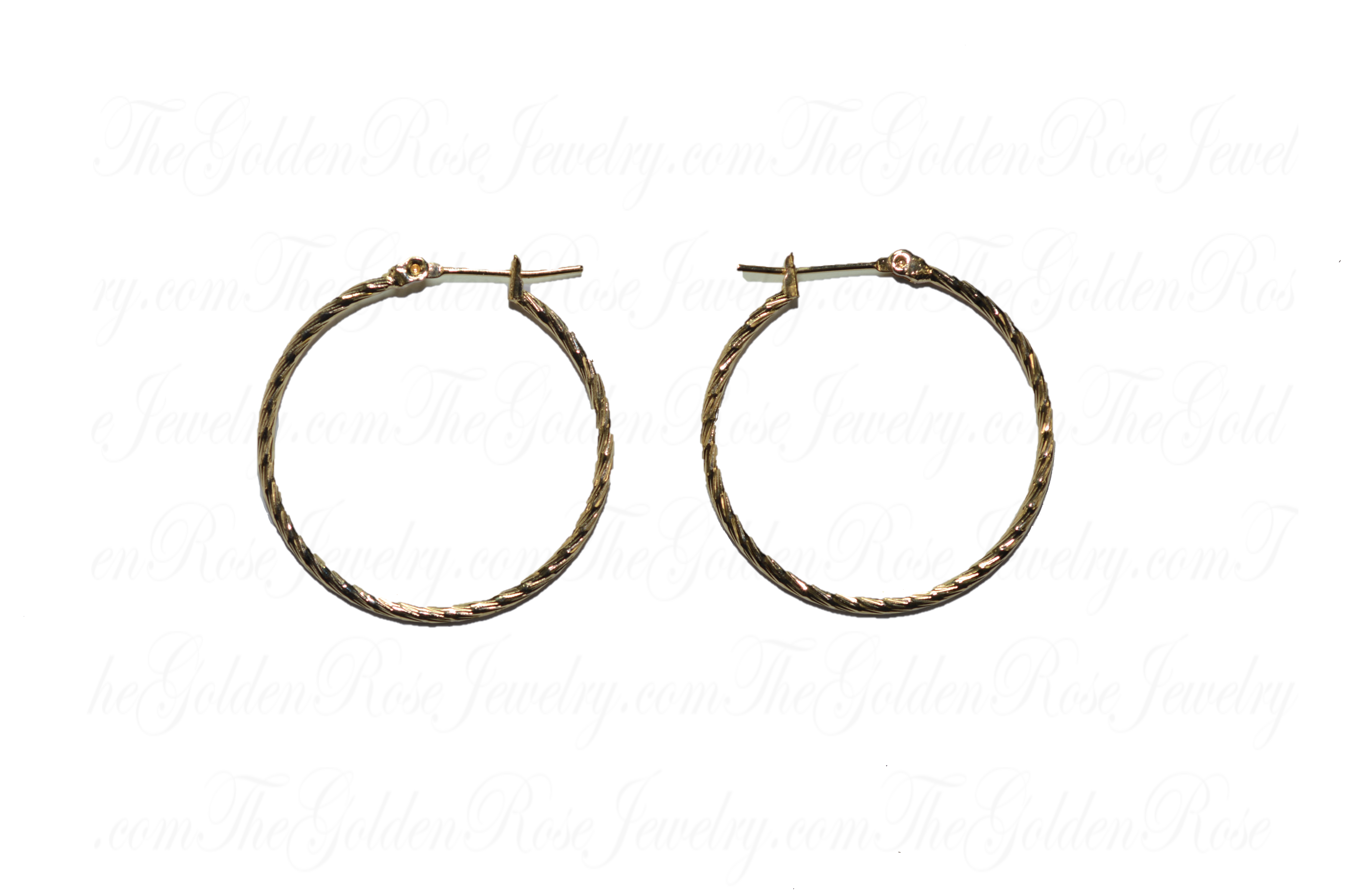 Boucles d'Oreilles Plaqu Or Crole Cisele
