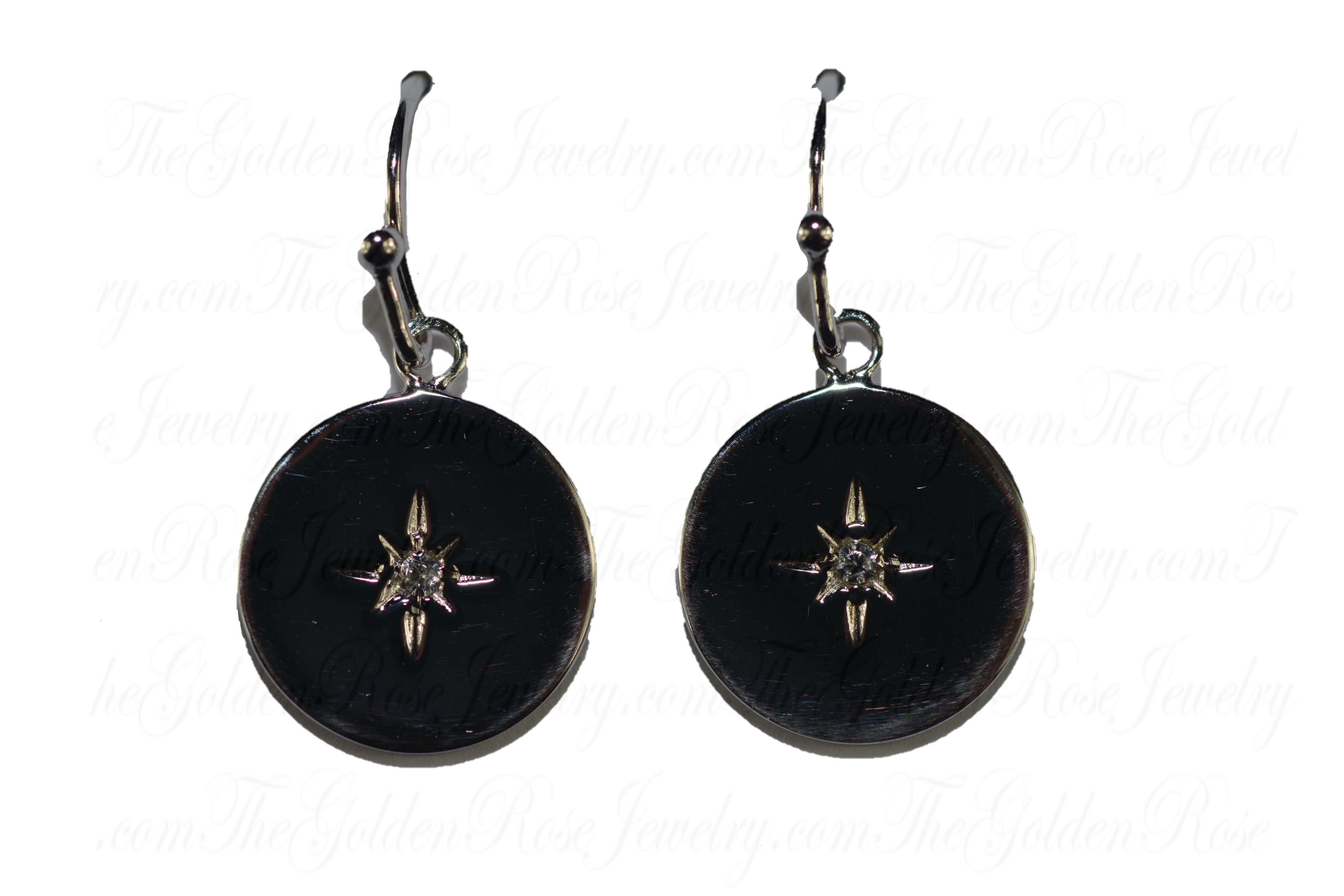 Boucles d'Oreilles Soleil Pendantes
