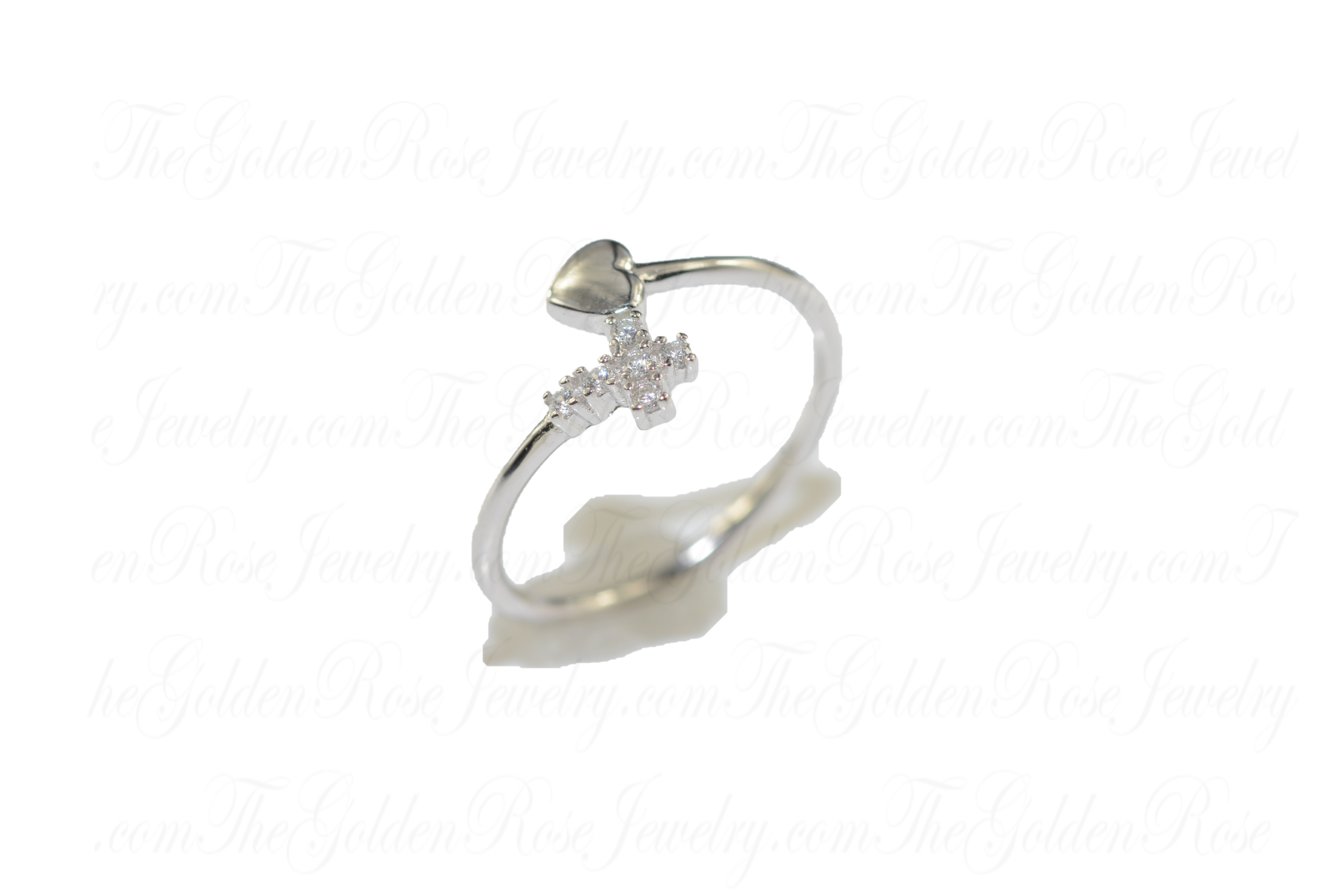 Bague Croix Coeur