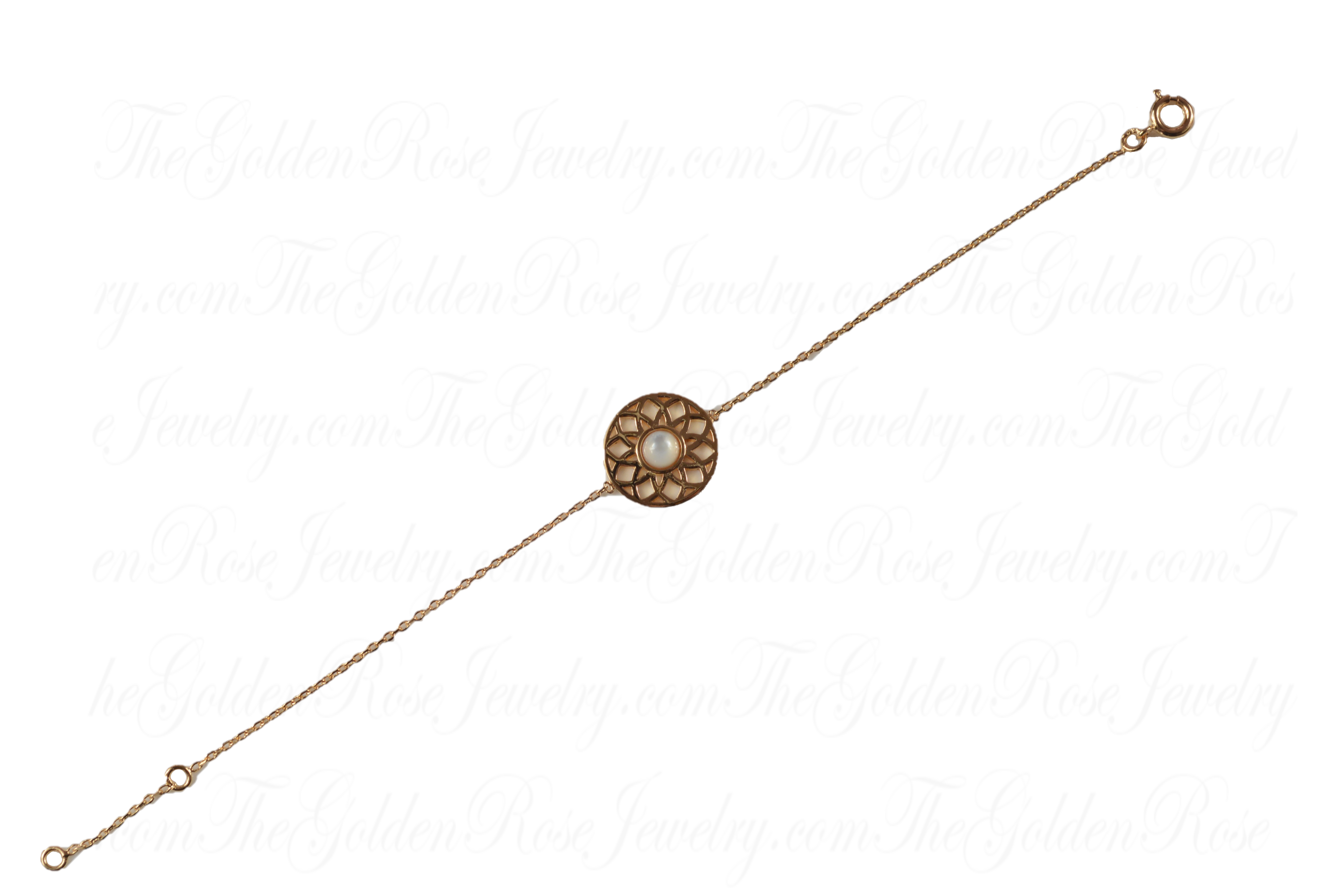 Bracelet Rosace Perle Nacre