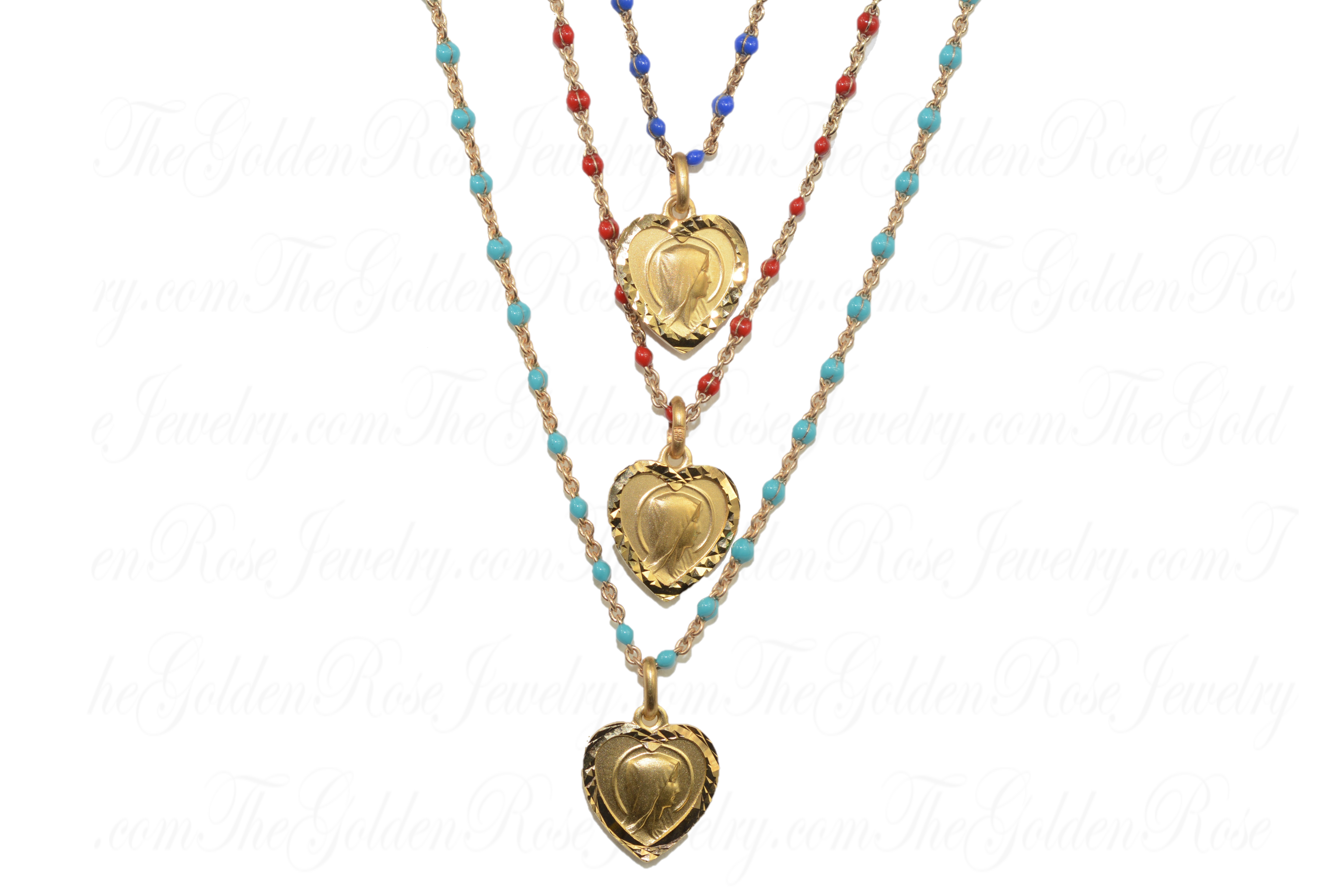 Collier Plaqu Or Coeur 