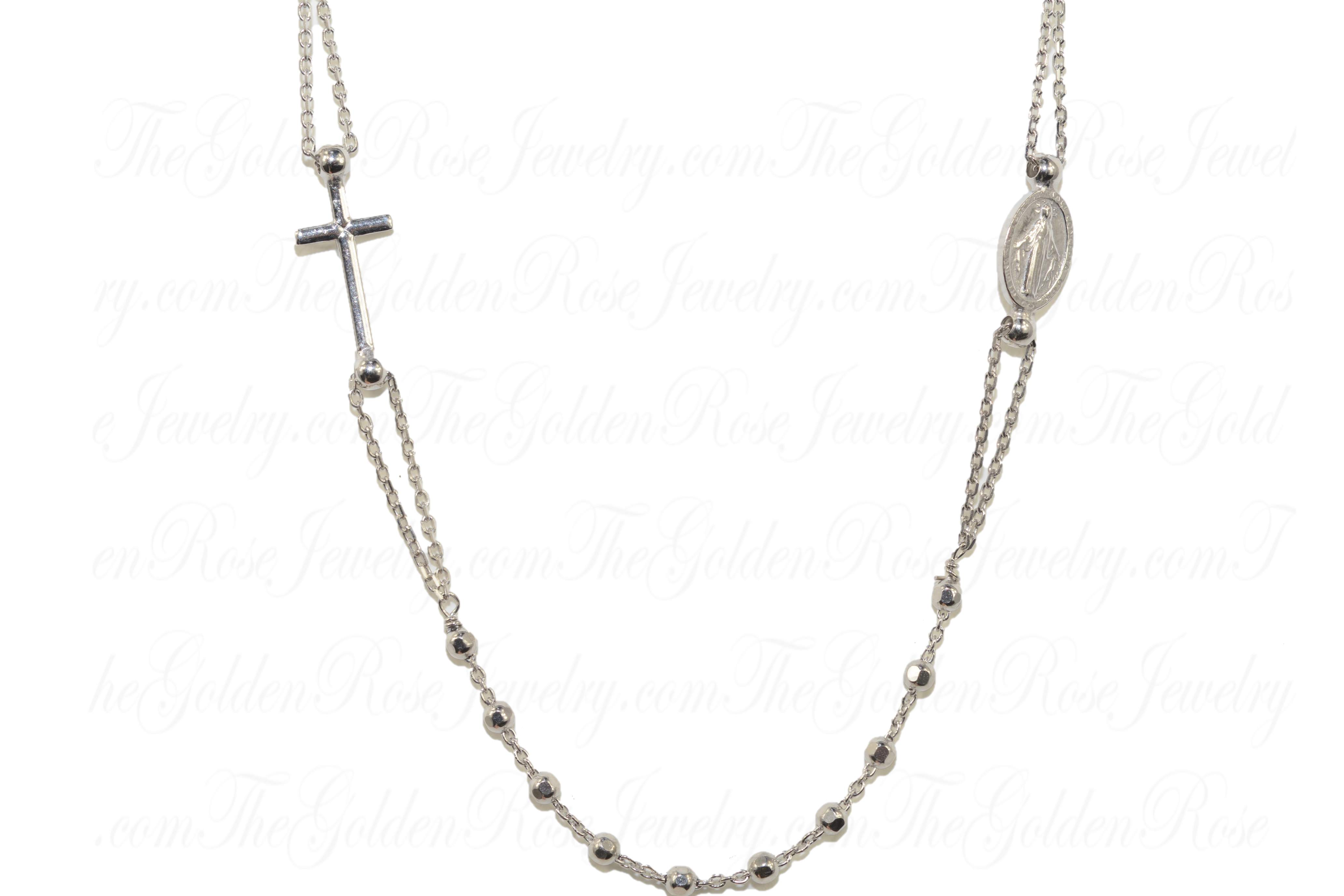 Chapelet Argent Ras de Cou Miraculeuse